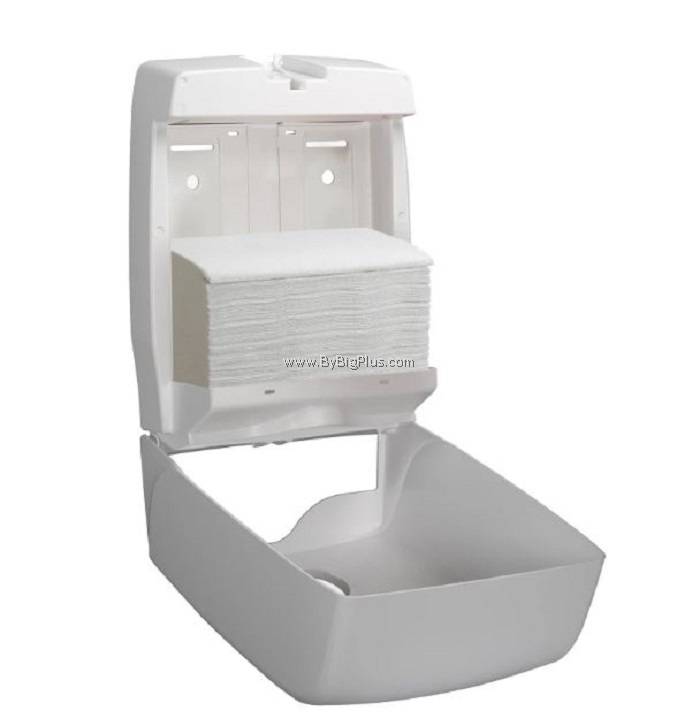 Kimberly Clark Paper Towel Dispenser, Plastic White Wall Mounting Paper